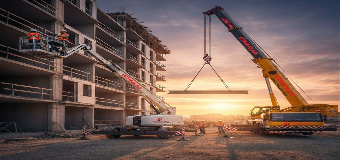 Personel ve Yük Yükseltici Platform mu? Sepetli Vinç mi? Doğru İş Makinası, Yetkin Operatör!